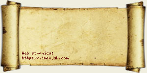 Nina Andrejević vizit kartica